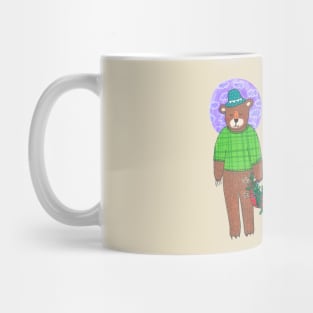 Bear With Flowers Mug